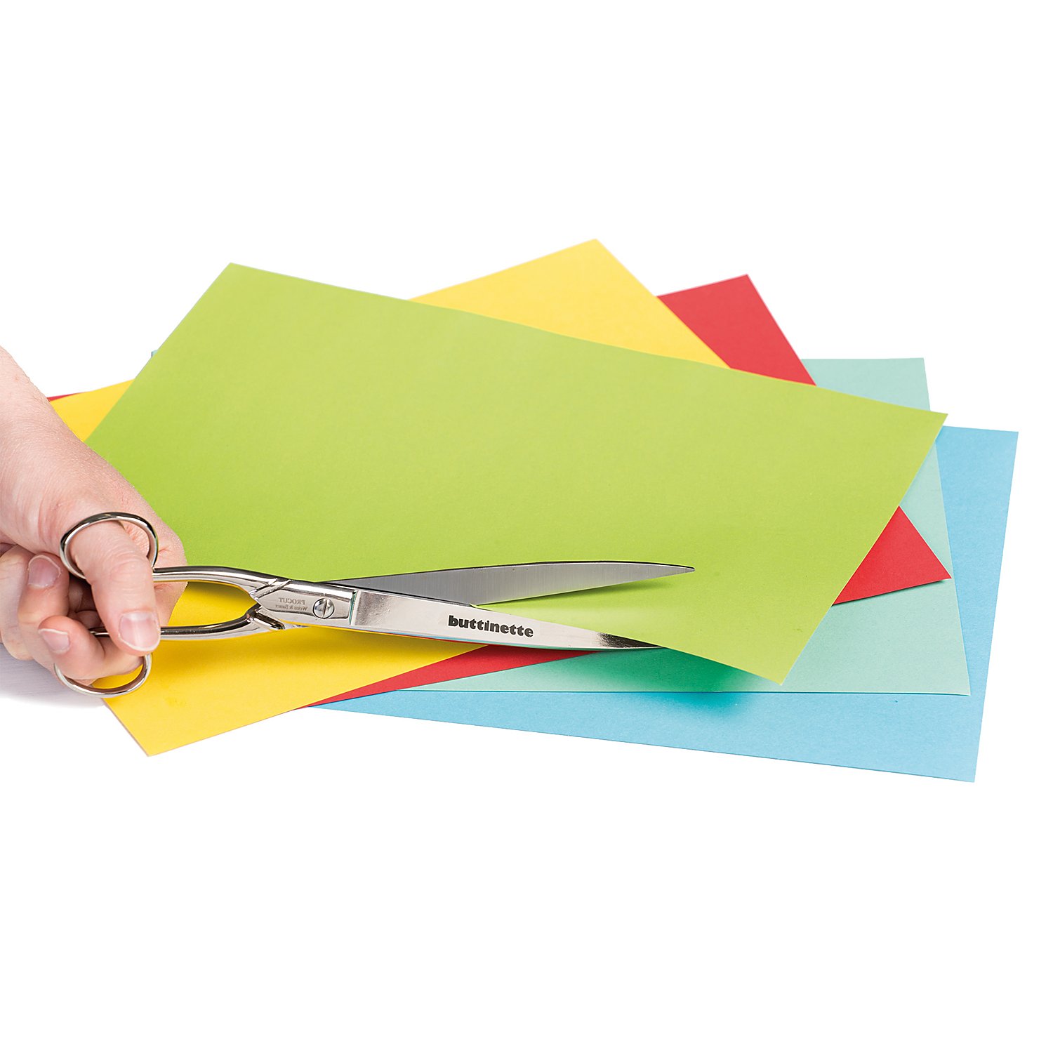 buttinette Vollmetall-Papierschere, 26 cm