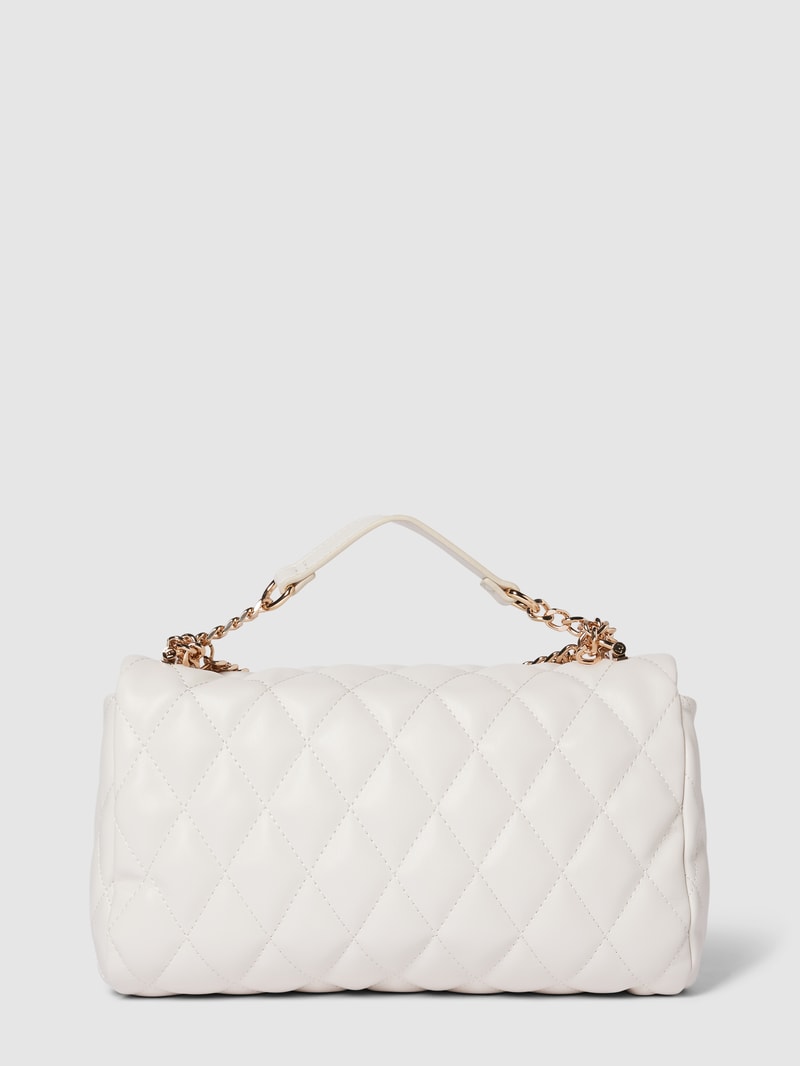 Shopper mit Label-Detail in kirschrot