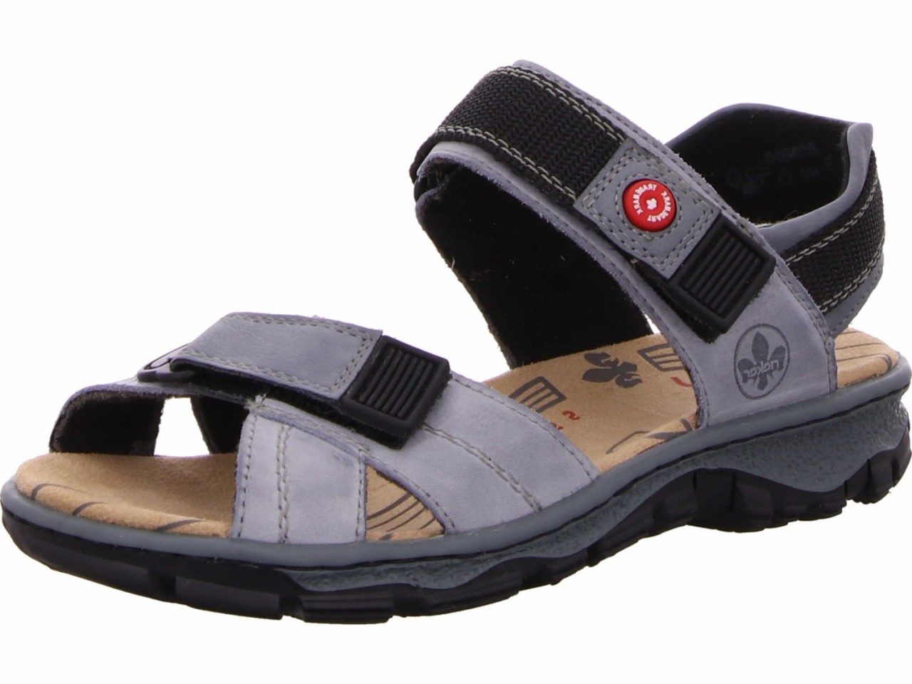 RIEKER Klassische Sandalen grün FSK Damen Sandalen