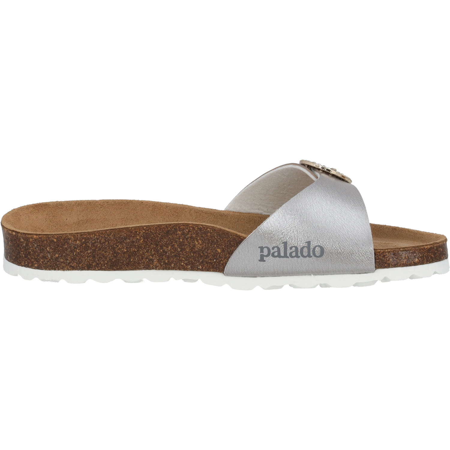 Palado Malta RD by Sila Sahin, Pantoletten, Damen, Silber Metallic