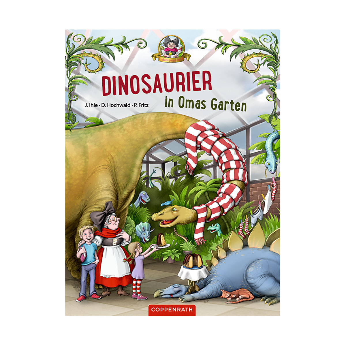 Dinosaurier in Omas Garten