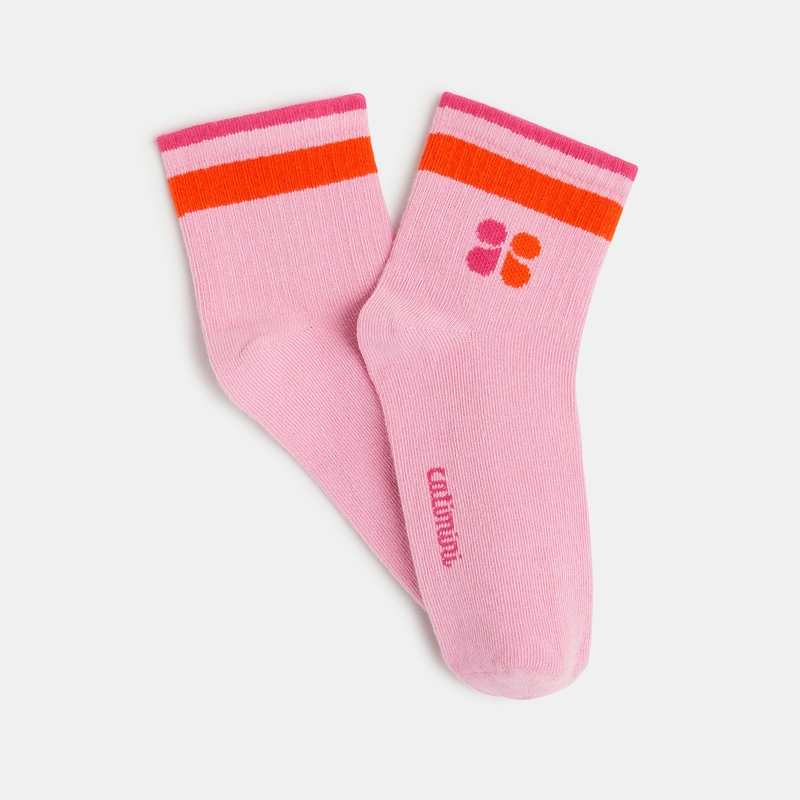 Chaussettes enfant roses mixte Catimini