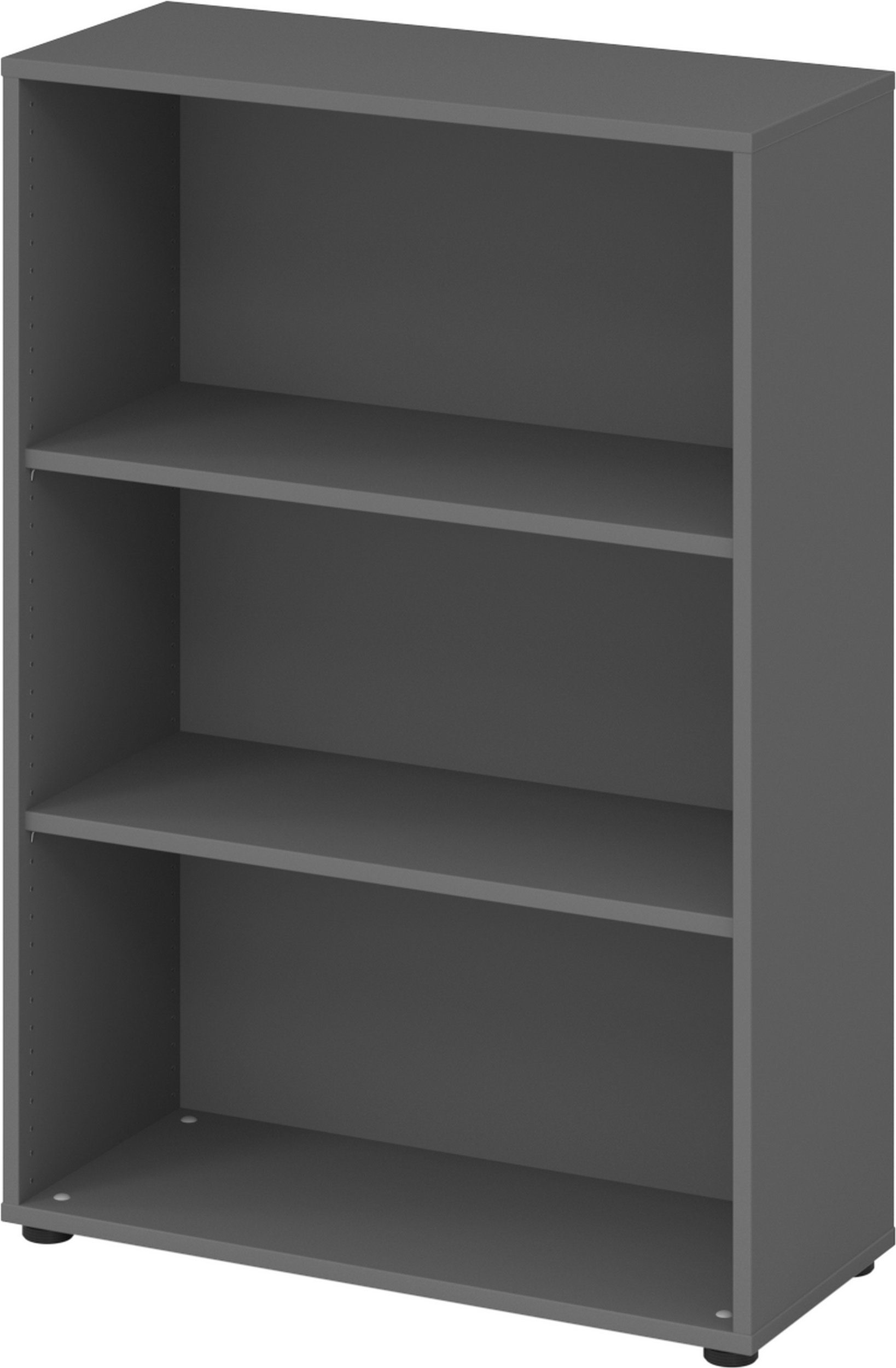 bümö Aktenregal basic Aktenregal - 3 Ordnerhöhen, Dekor: Graphit