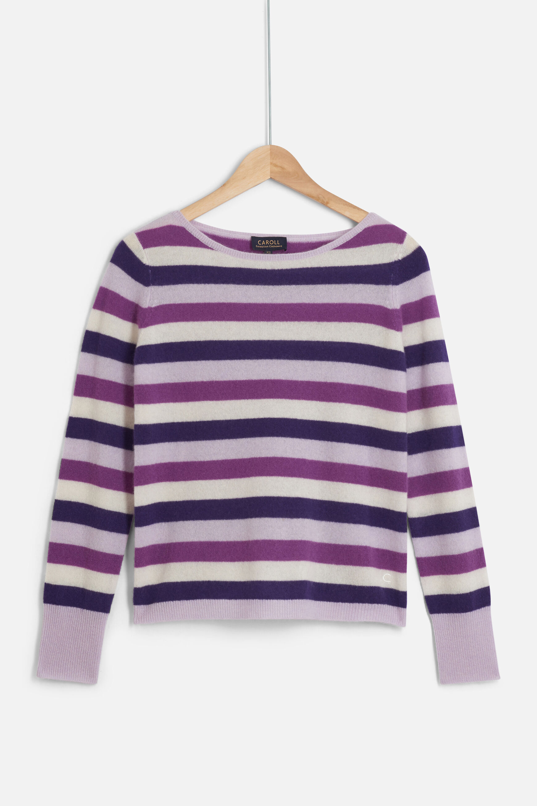 pull zelda 100% cachemire prune femme