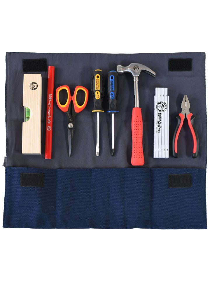 Corvus Werkzeugrolle 5 Fächer bestückt Set in blau günstig kaufen onesize