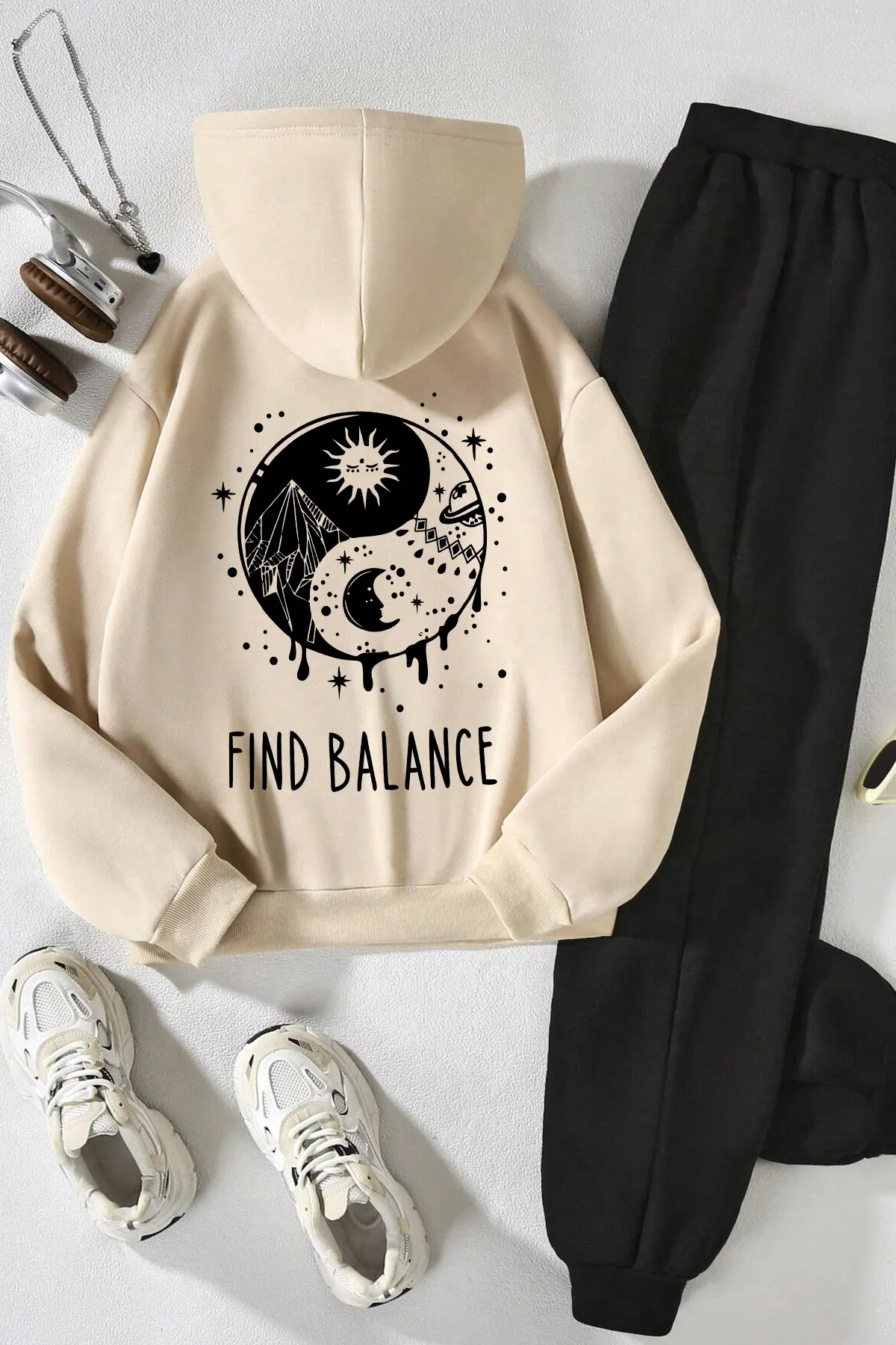 uyguntarz  Yin & Yang-Trainingsanzug für Kinder