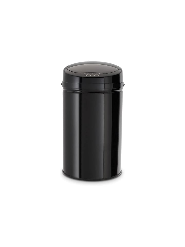 Echtwerk Edelstahl Abfalleimer mit Sensor 30 l in Schwarz günstig kaufen onesize
