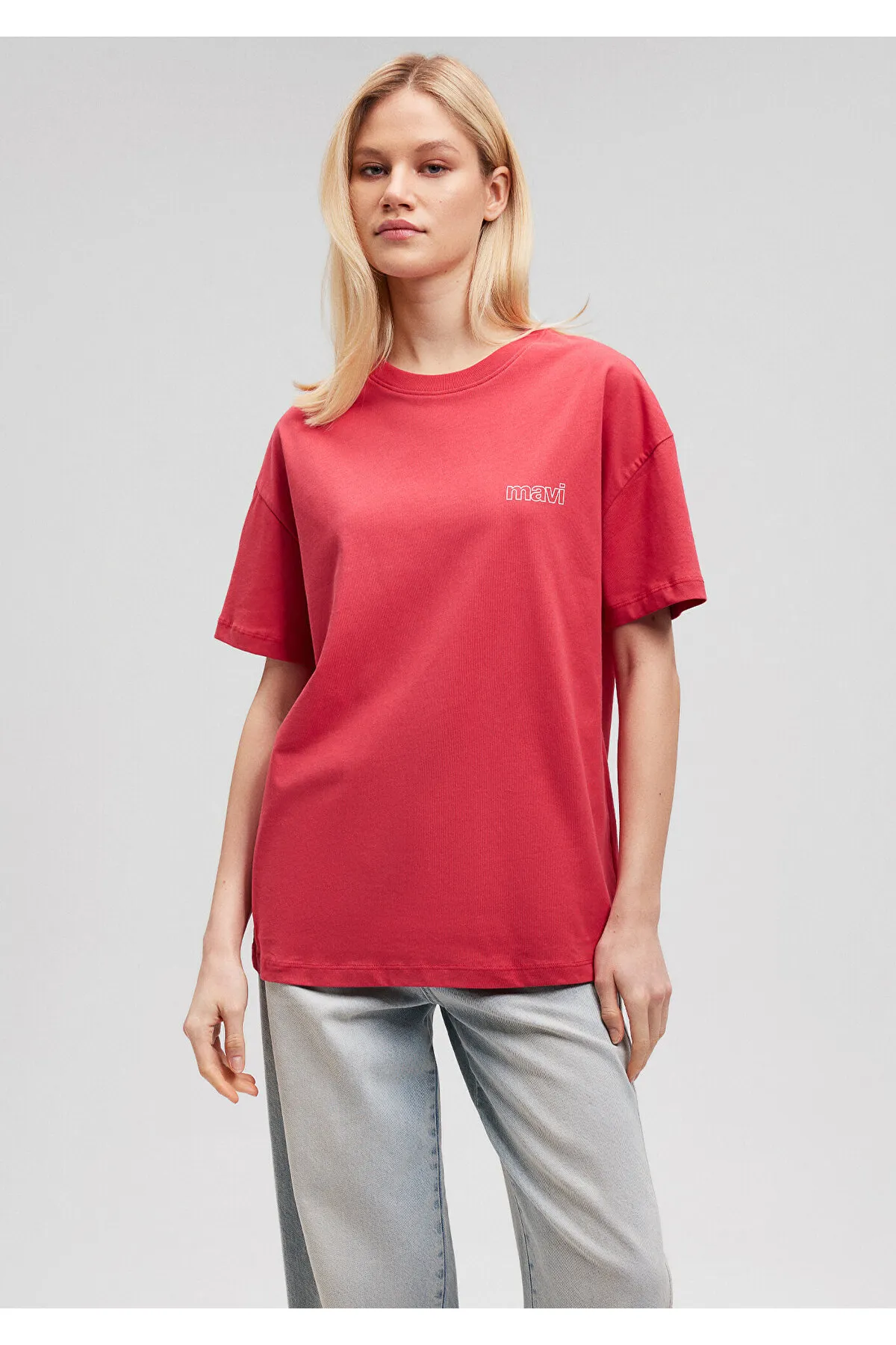 Mavi  T-Shirt - Rot - Relaxed Fit