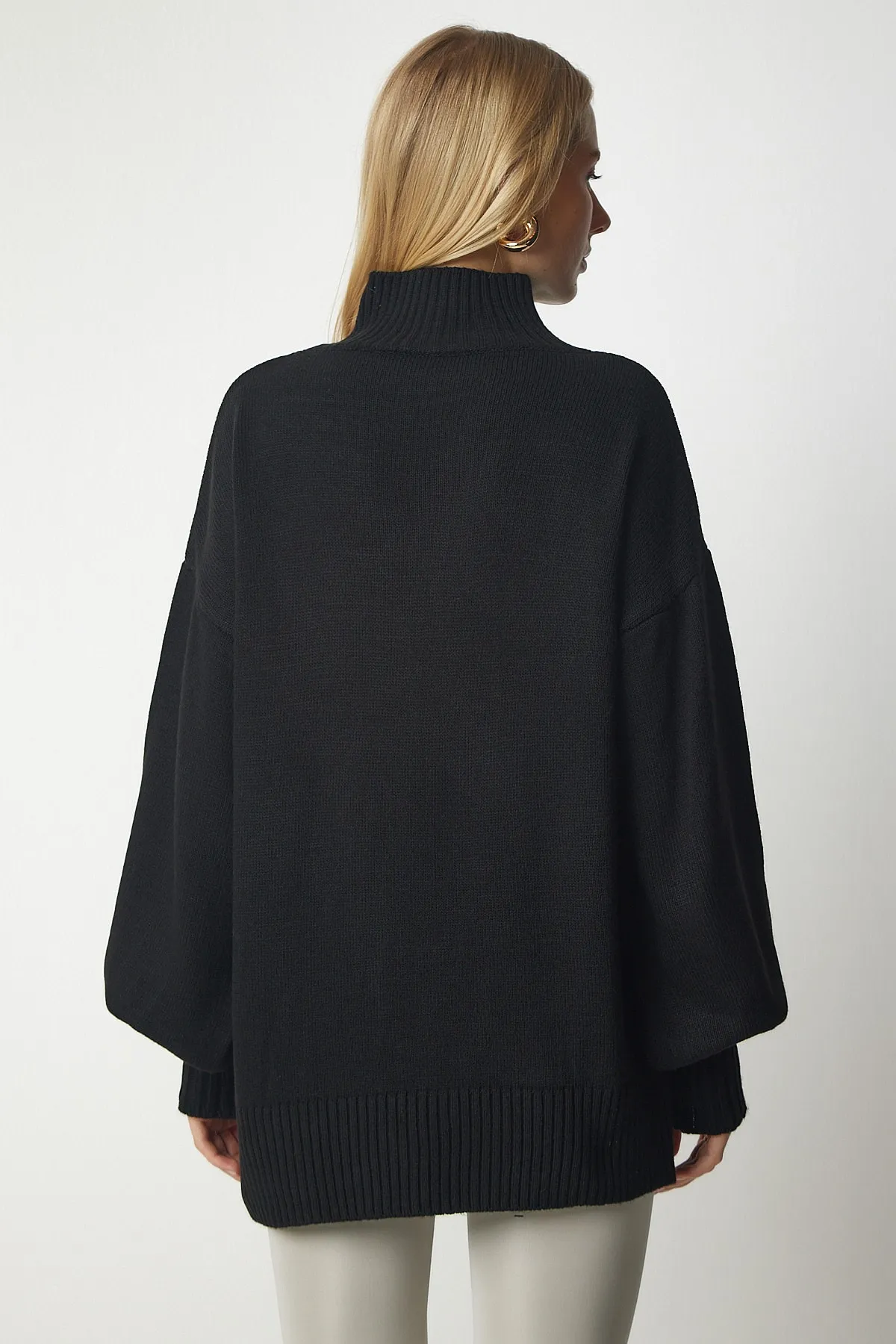 Happiness İstanbul  Pullover - Schwarz - Oversized