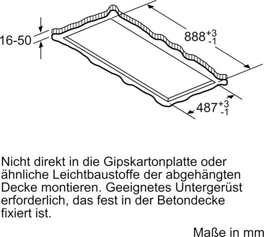 SIEMENS Deckenhaube Serie iQ500 LR97CBS20