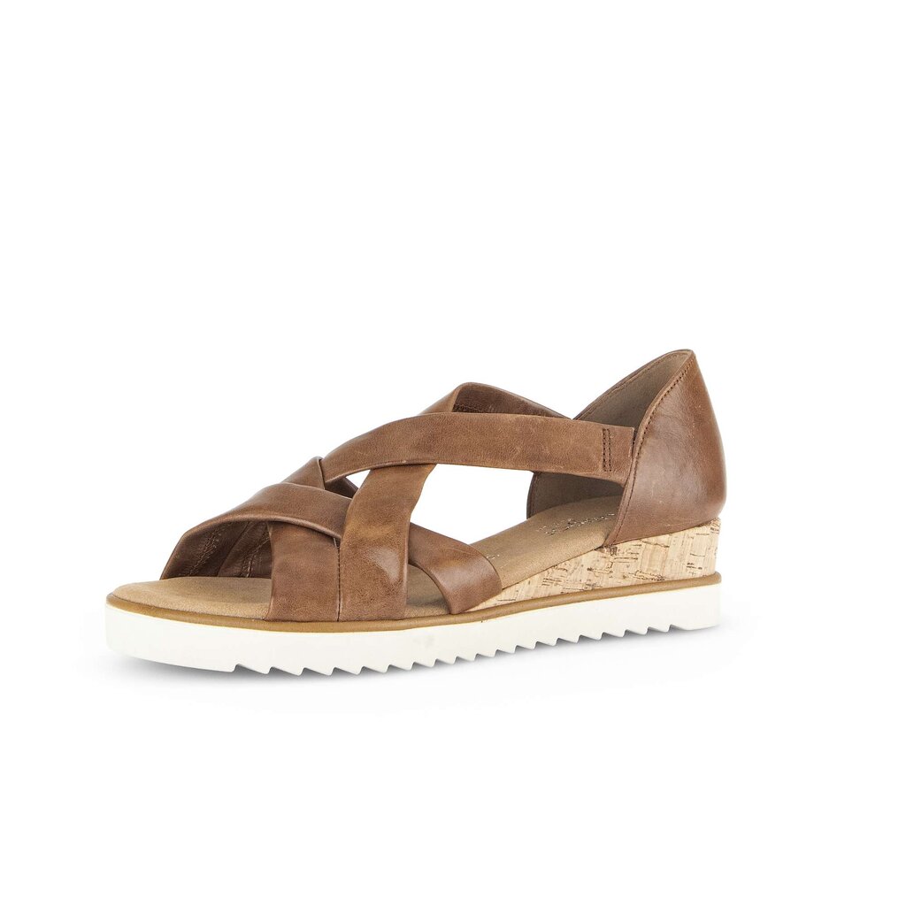 Gabor comfort Keilsandalette braun