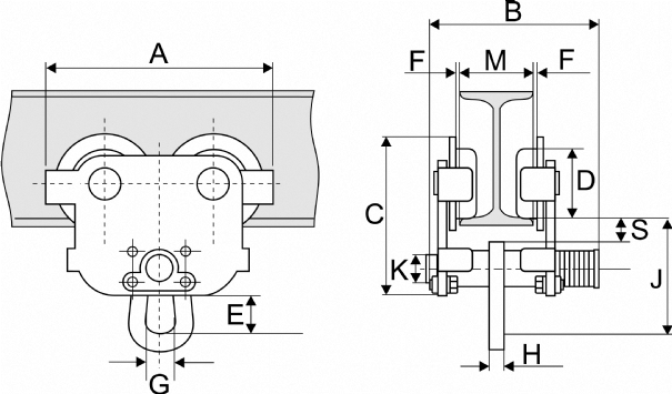 Rema 0924000 211-0.25-50/152 buclă de împingere cat 250 kg