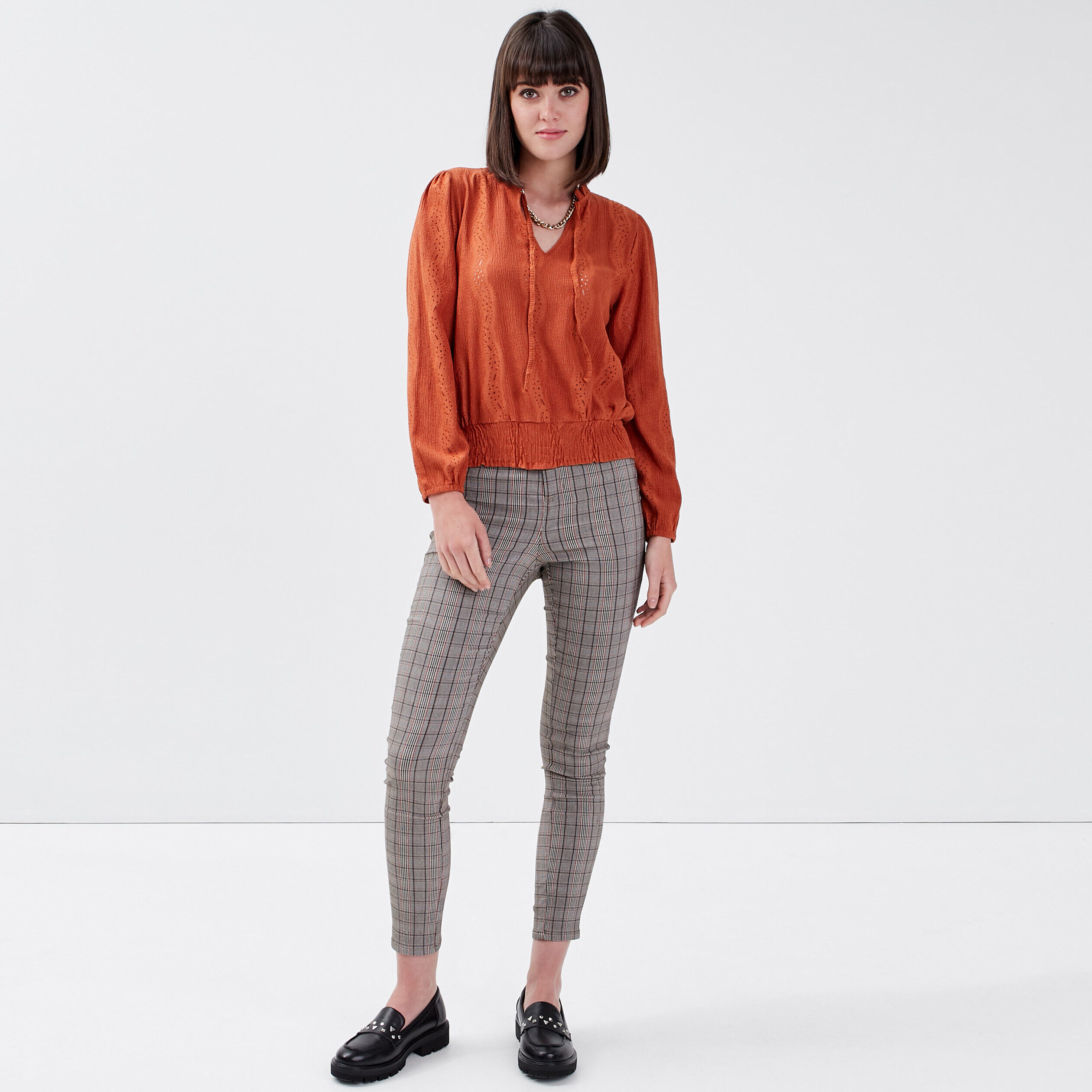 Pantalon skinny blanc femme | Cache Cache