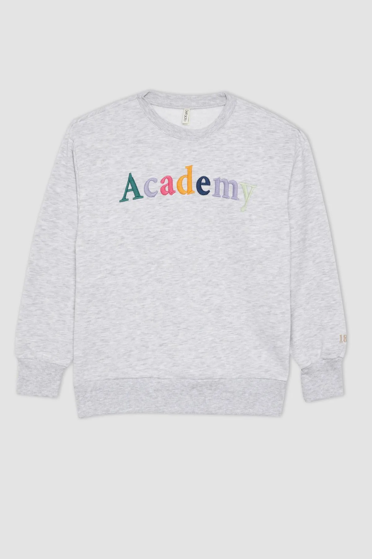 DeFacto  Sweatshirt mit Rundhalsausschnitt, bedruckt, weich, pelzig, dick, für Mädchen B4788a823wn