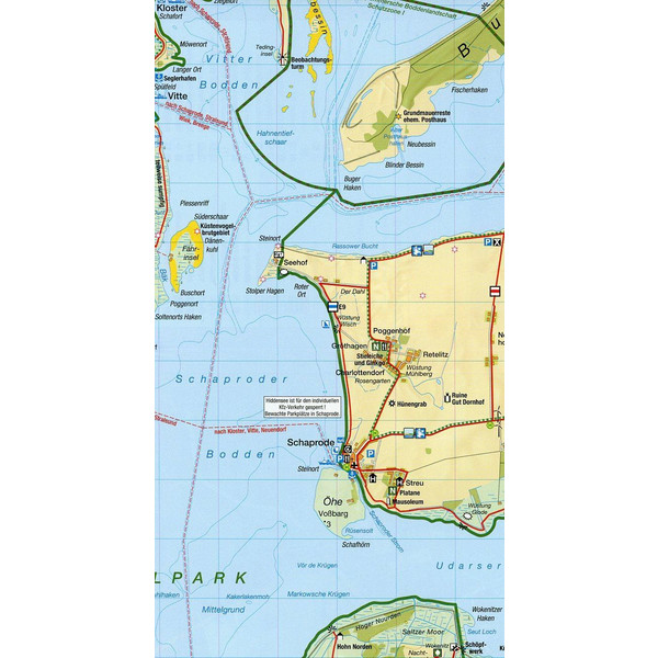 Rügen & Hiddensee 1 : 50 000 Wanderkarte - Wanderkarte