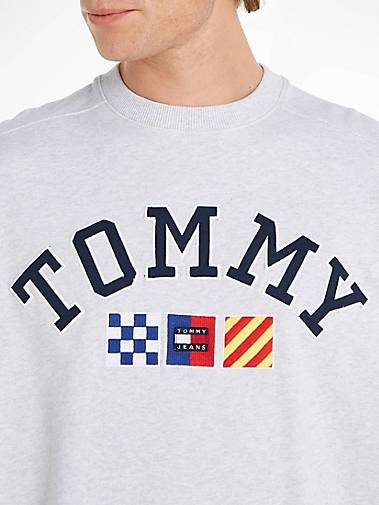 TOMMY-JEANS Herren Sweatshirt BOXY CB ARCHIVE CREW