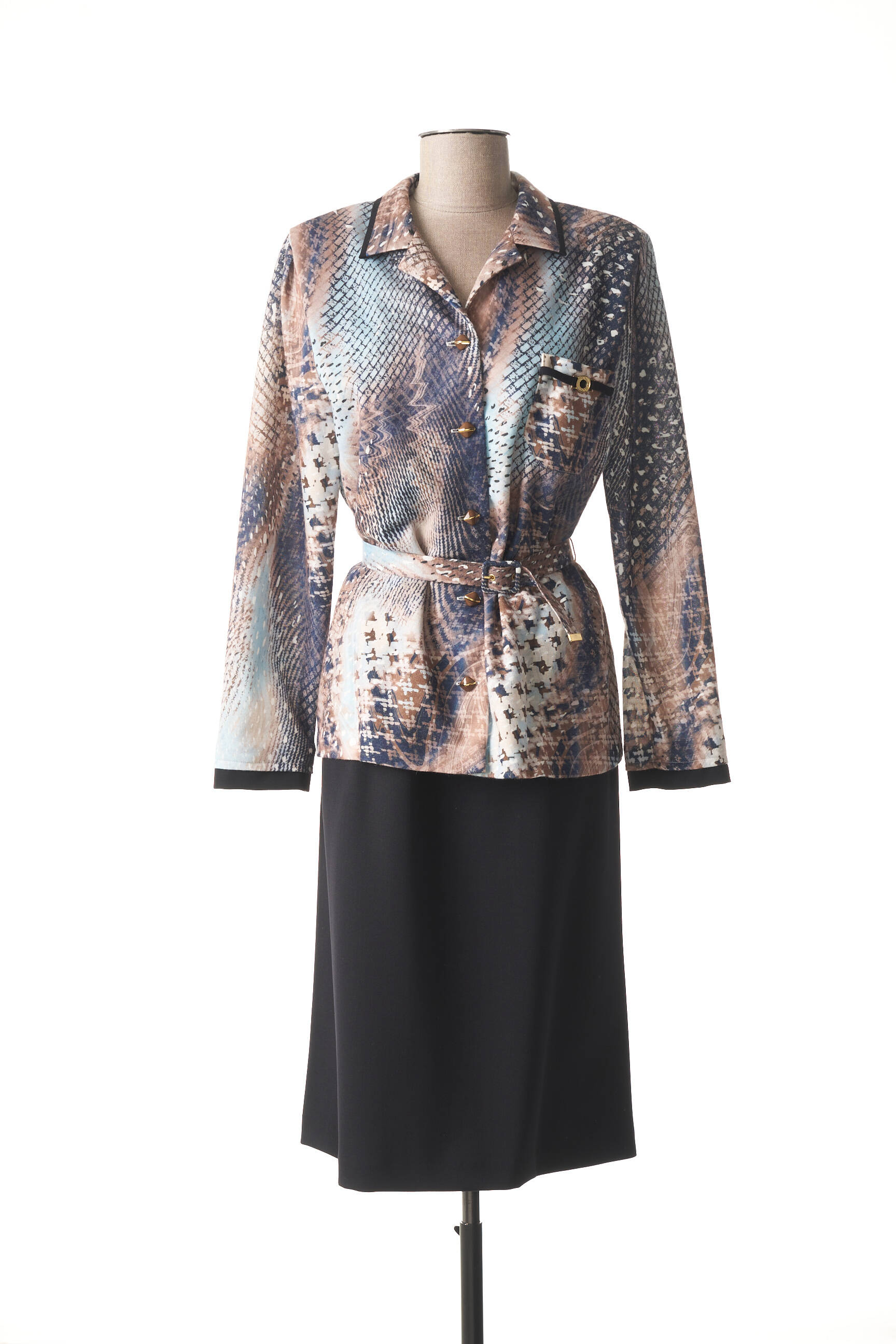 France Rivoire Ensembles Robe Femme couleur bleu