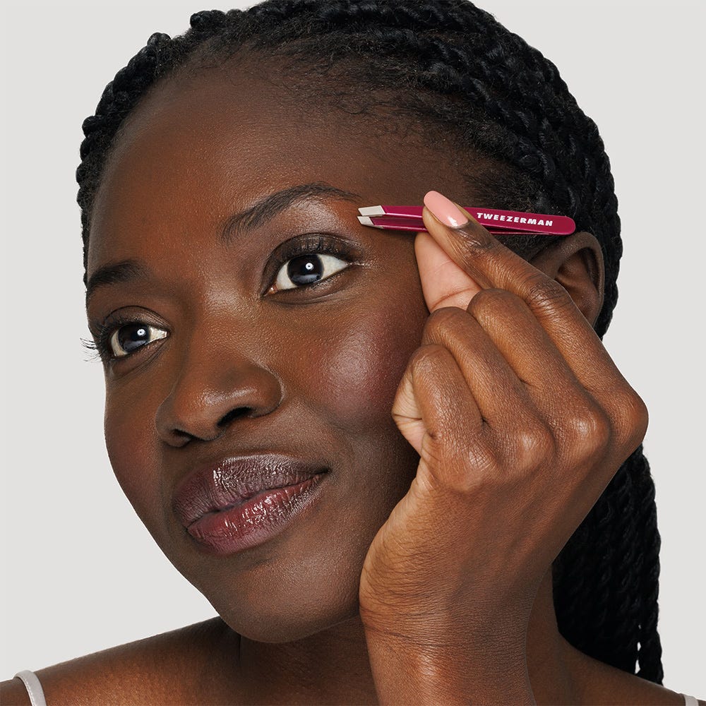 Tweezerman Celestial Fuchsia Mini Slant Tweezer