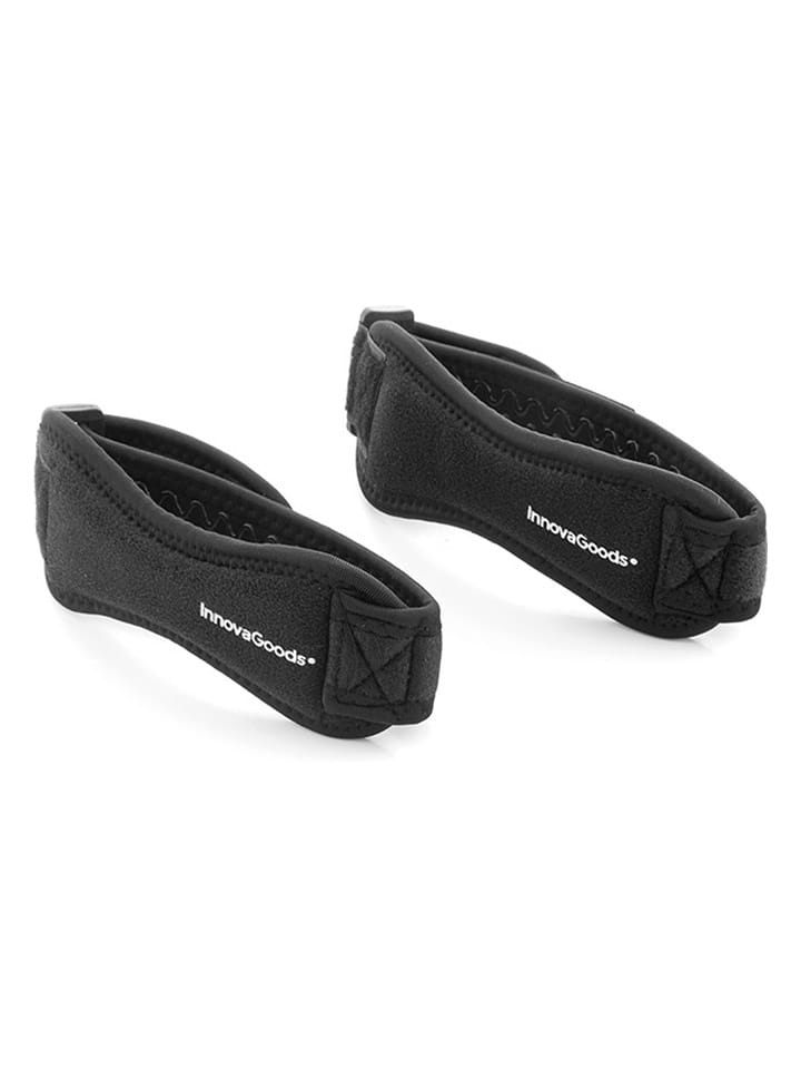 InnovaGoods 2er-Set: Stützbänder in Schwarz günstig kaufen onesize