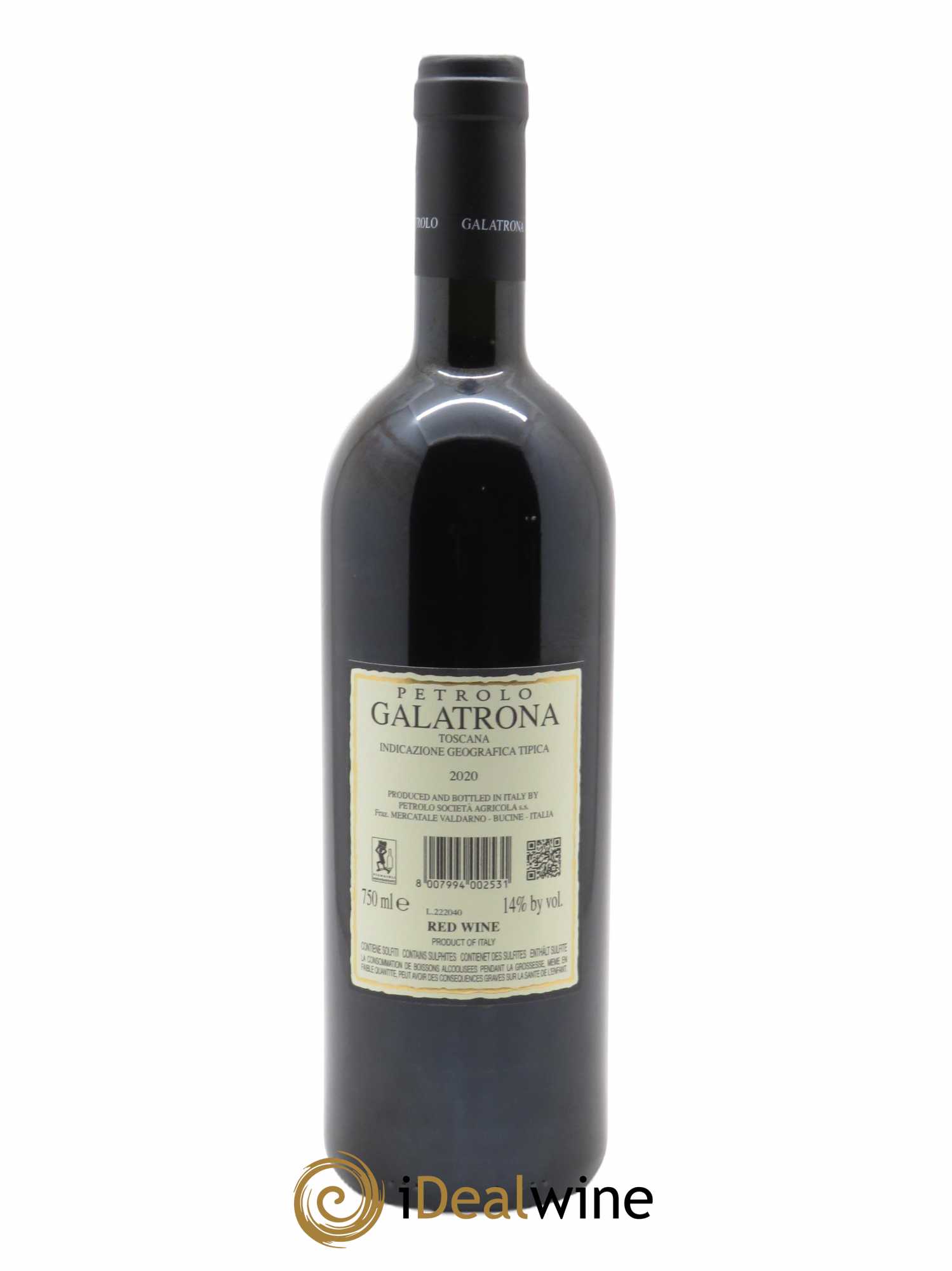 Toscane IGT Petrolo Galatrona (CBO à partir de 6 BTS) 2020 - Lot de 1 Bouteille