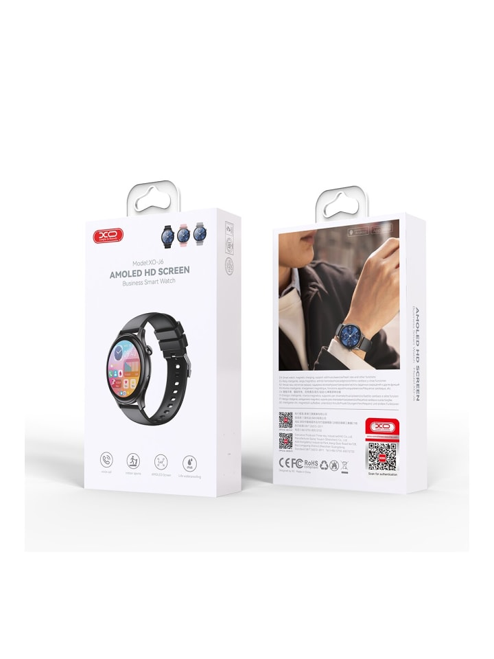 XO Smartwatch J6 Amoled - kompatibel mit Android und IOS in Rosegold günstig kaufen 1