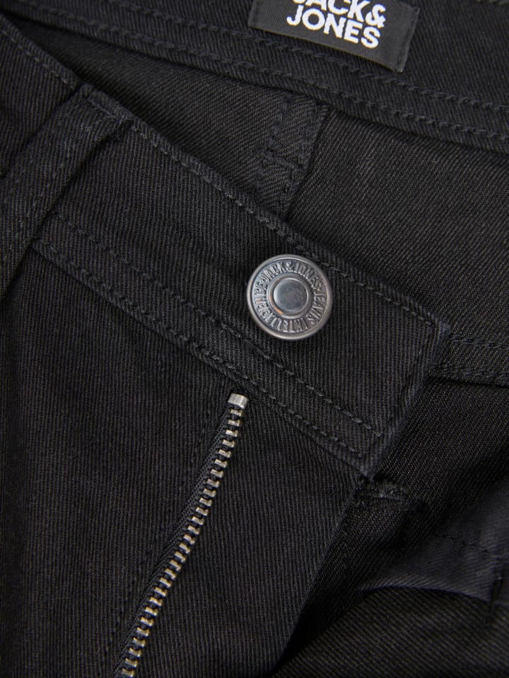 JACK & JONES Junior Jeans JJIGLENN slim fit in black denim günstig kaufen