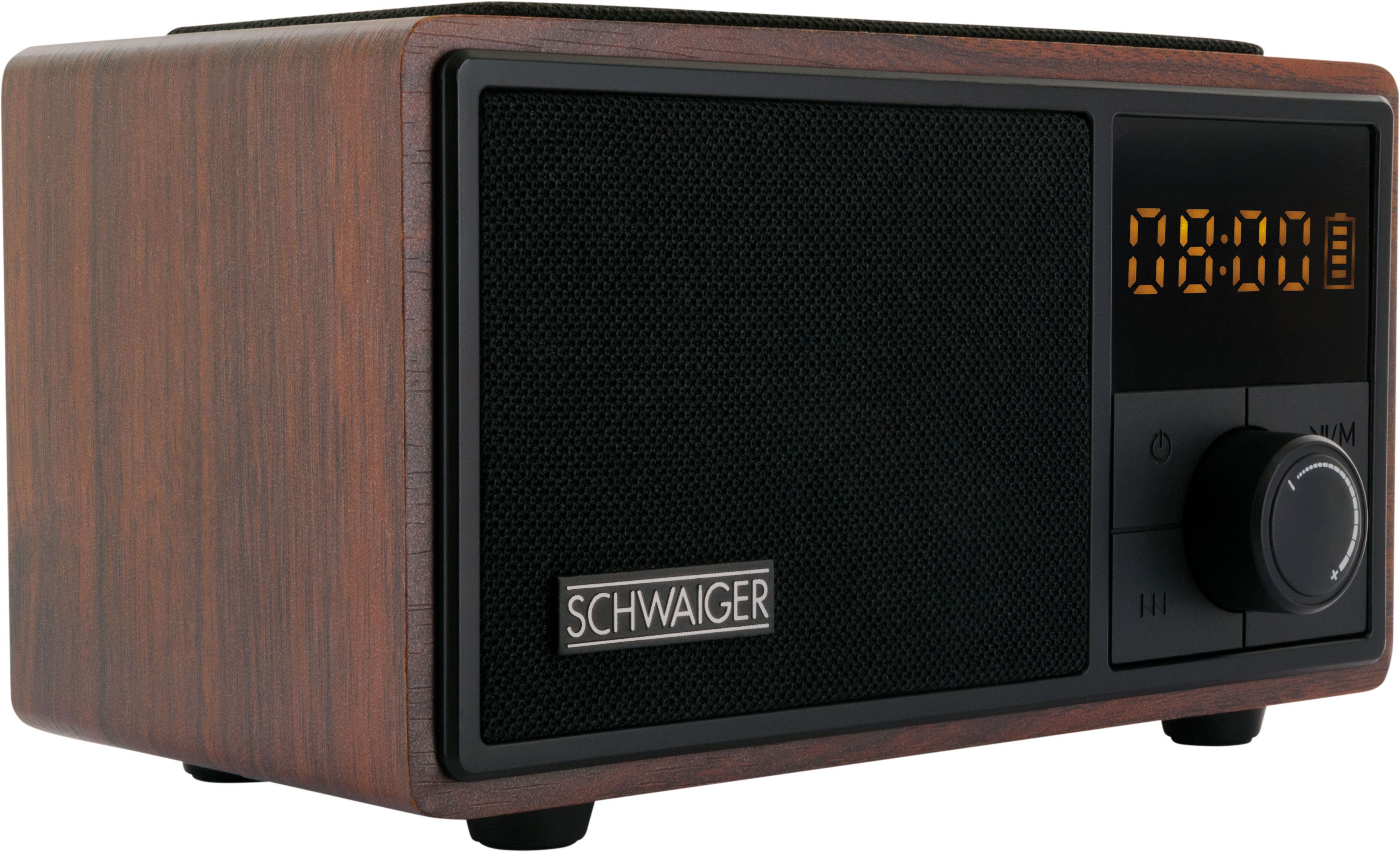 Schwaiger 715729 Radiowecker mit Powerbank