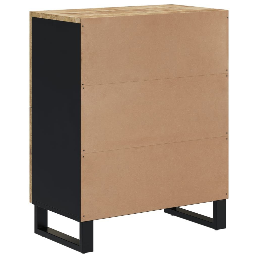 vidaXL Sideboard Sideboard mit 4 Türen 60x33x75 cm Massivholz Mango (1 St)