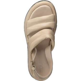 Mjus Plus Keilsandale in beige