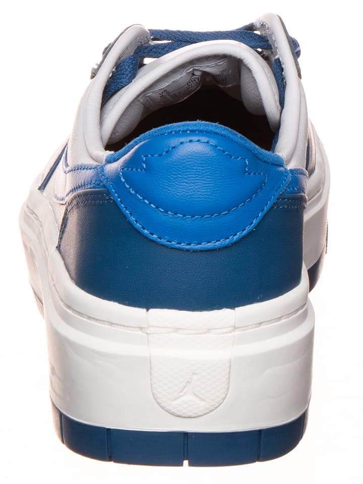 Air Jordan Leder-Sneaker ''1 Elevate Low'' in Weiß/ Blau günstig kaufen