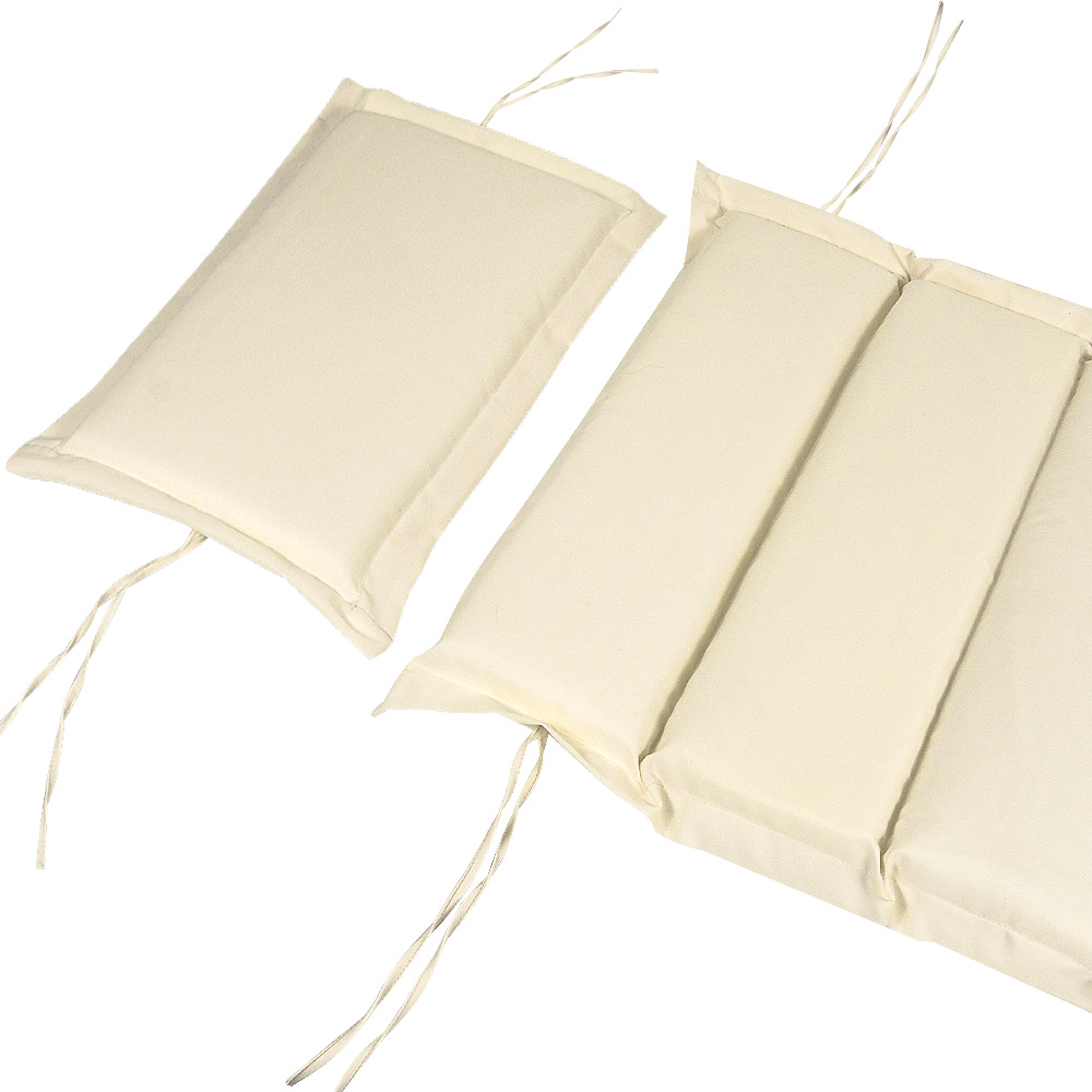 Detex Auflage Sonnenliege Creme 183x56x7cm