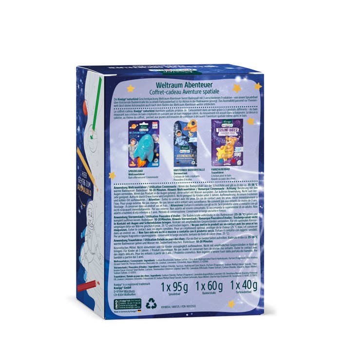 Kinderbäder Geschenkset Geschenkpackung Naturkind Weltraum Abenteuer von Kneipp