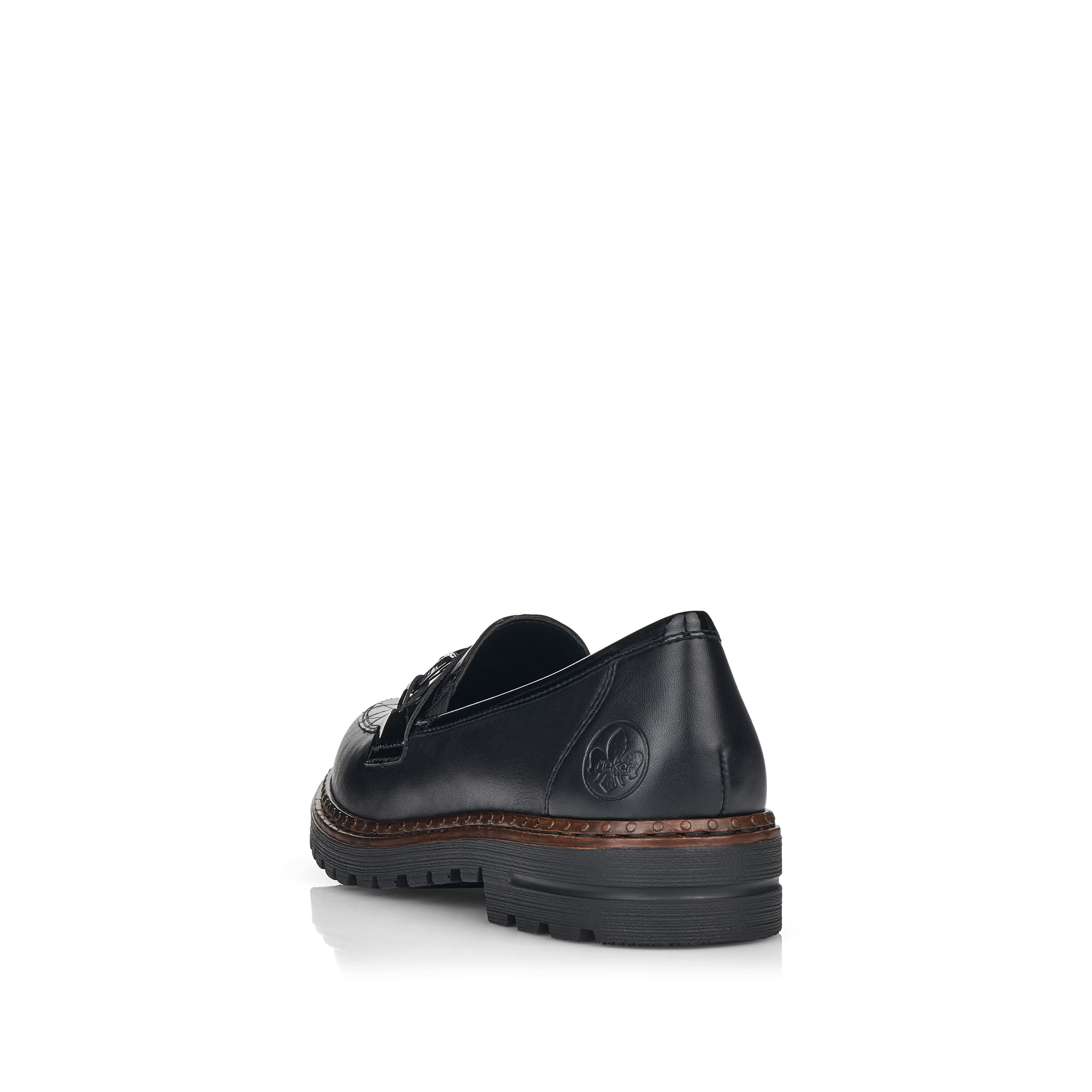 Rieker Damen Loafer graphitschwarz