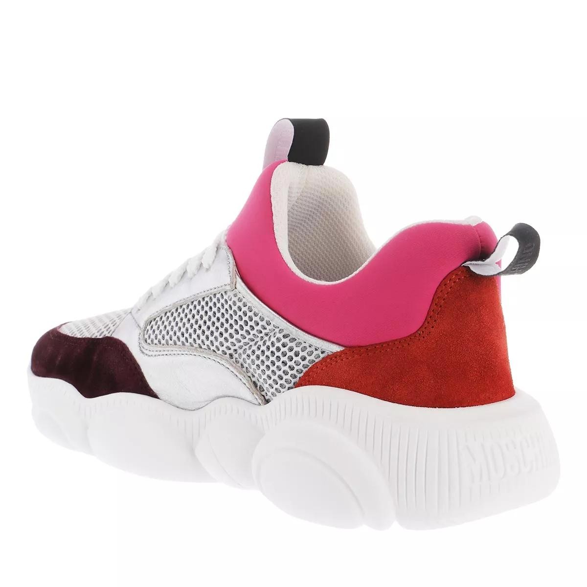 MOSCHINO Freizeit Schnürer weiss Low-Top Sneaker