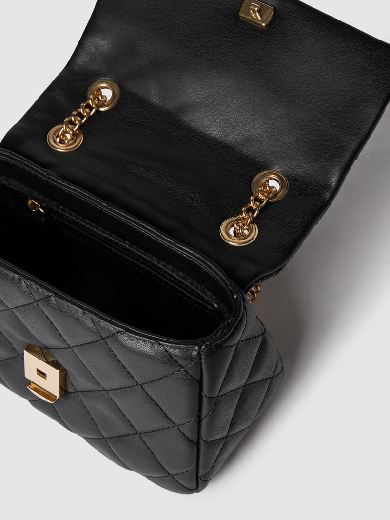 Handtasche in Leder-Optik Modell 'Ocarina Pattina' in schwarz