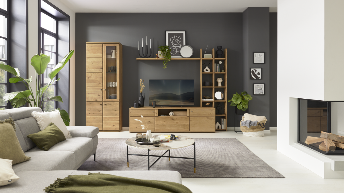 Interliving Wohnzimmer 2028 Holzfarben