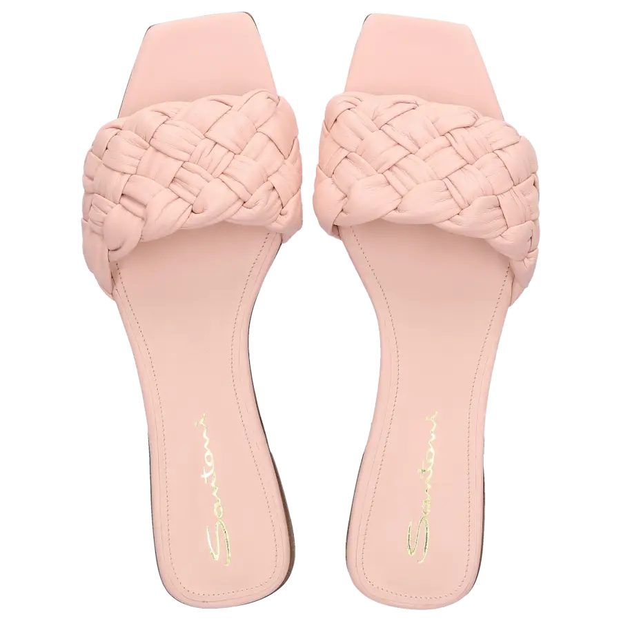 Santoni - Pantoletten 70023 Kalbsleder - pink