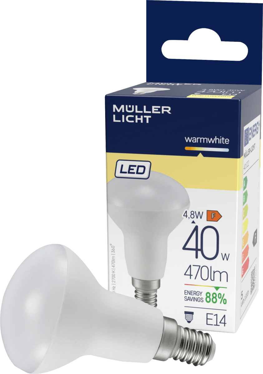 LED Reflektor R50 40W E14 470lm, 1 St