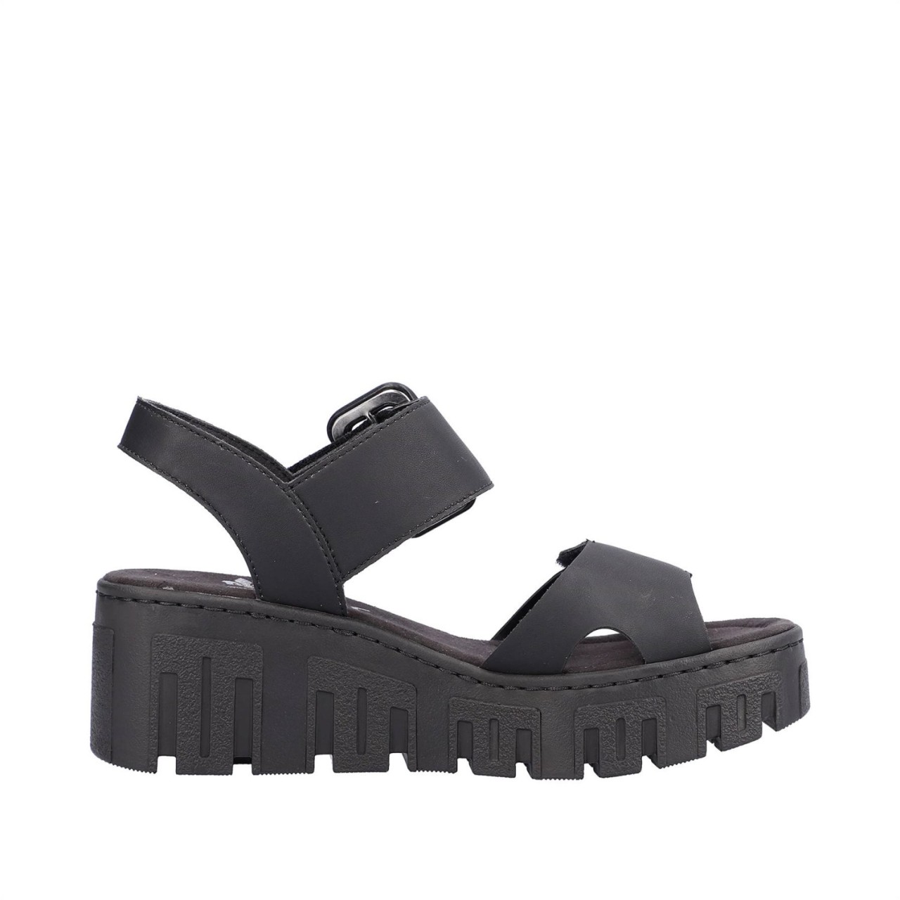 RIEKER Komfort Sandalen schwarz FSK Damen Sandalen
