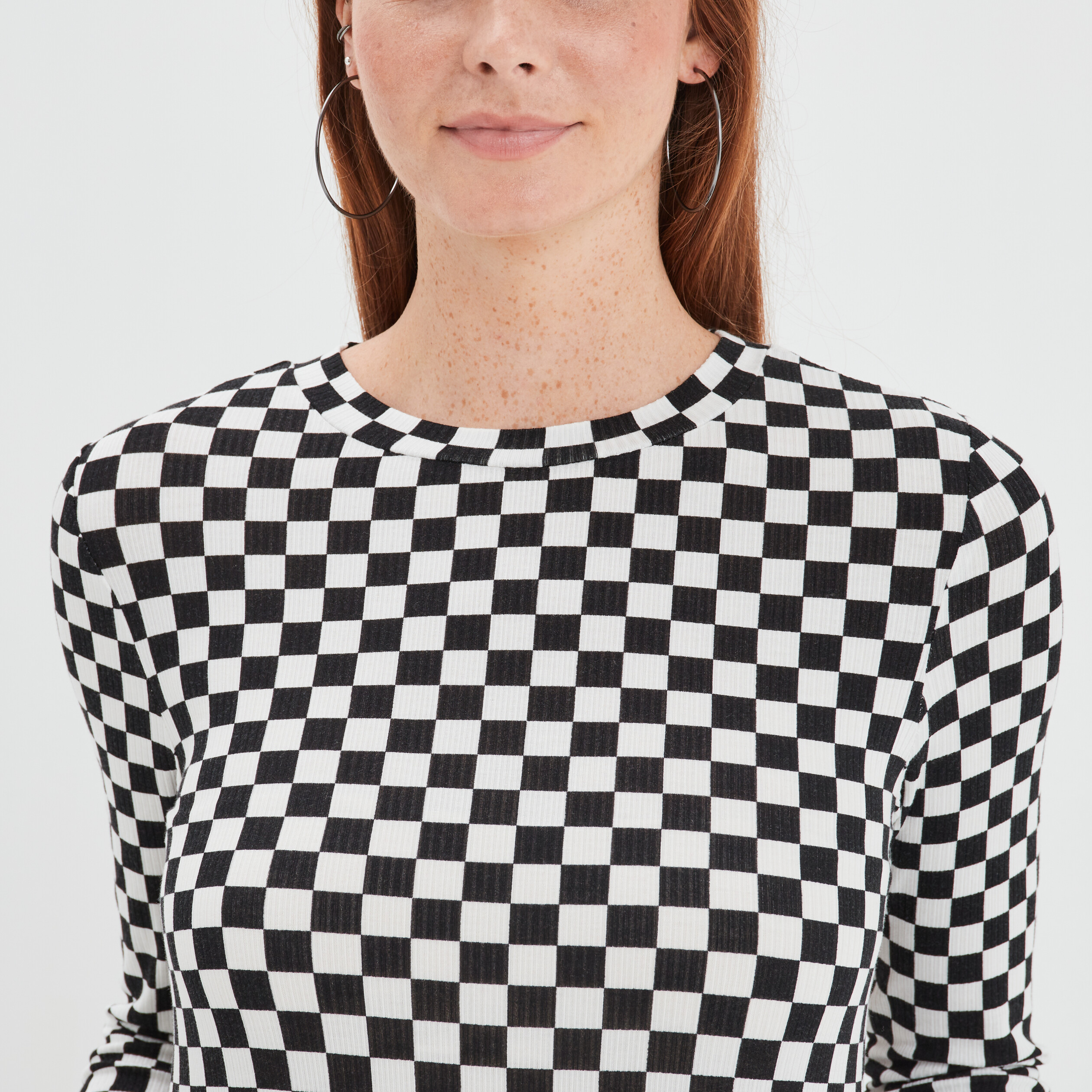 T-shirt manches longues noir femme | La Halle