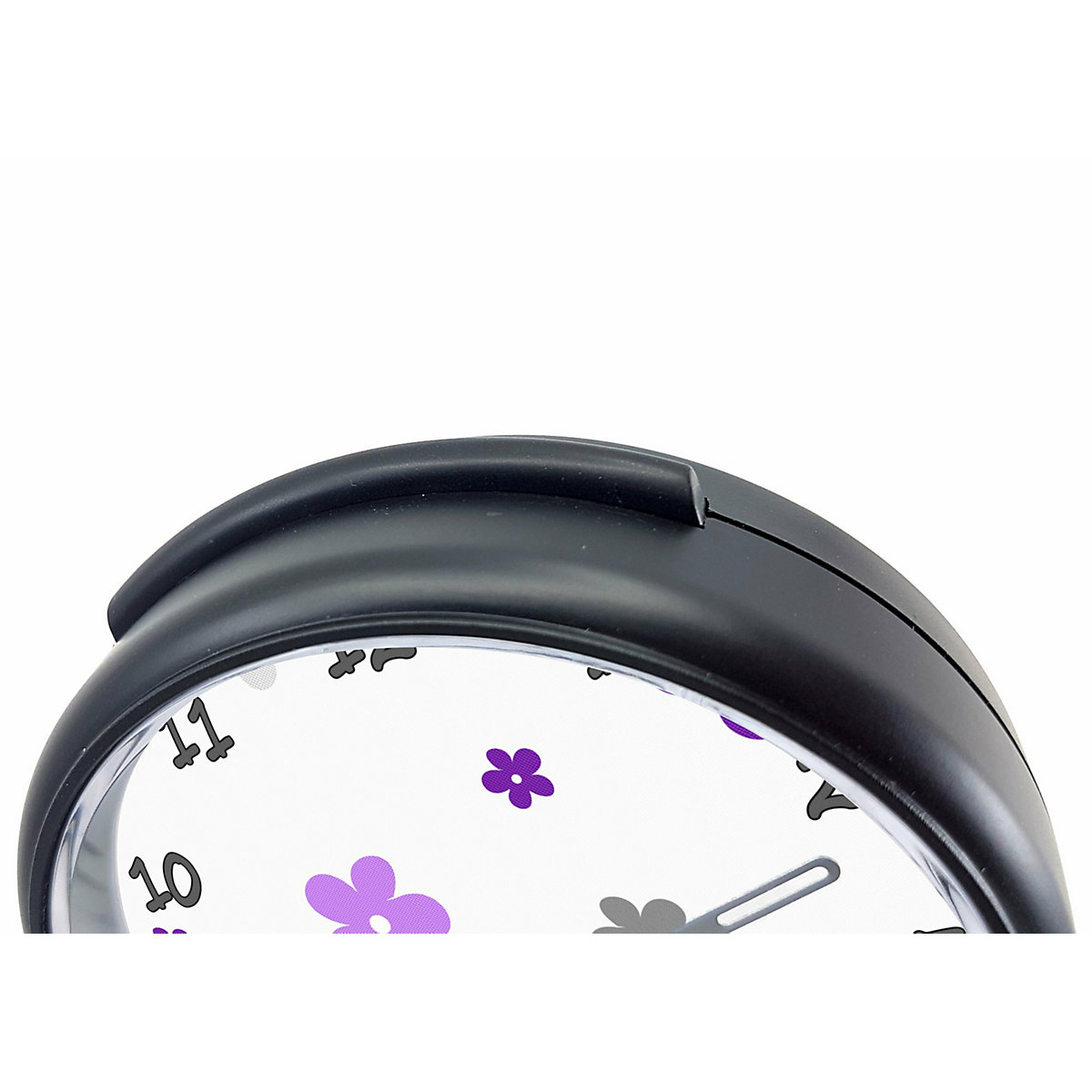 Kinder Funkwecker personalisiert mit Namen Blume Atom-/Funkuhr, 12-Stunden-Anzeigeformat, Schlummerfunktion, Nachtlicht, Geräuschlos/Ohne Ticken