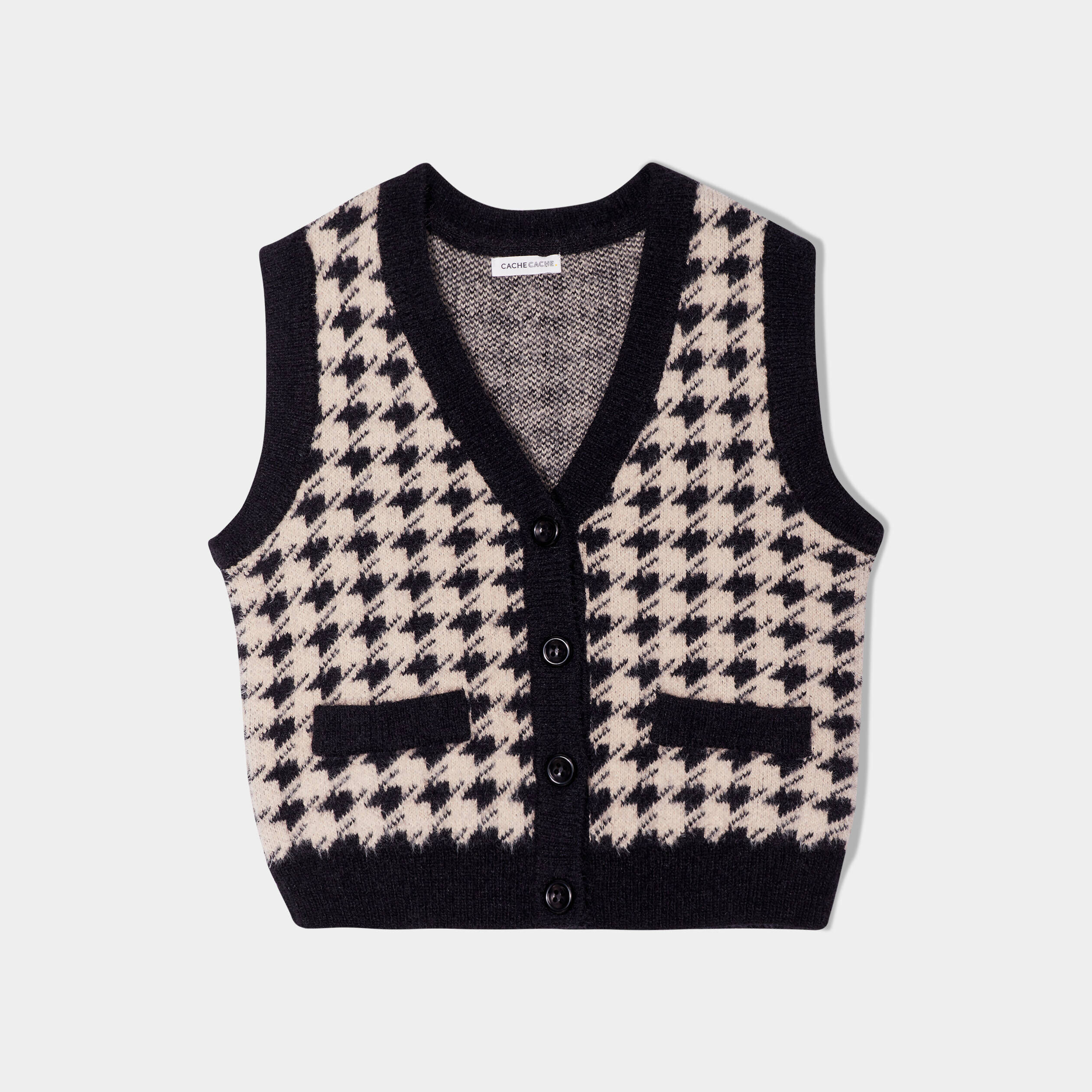 Gilet sans manches beige femme | Cache Cache