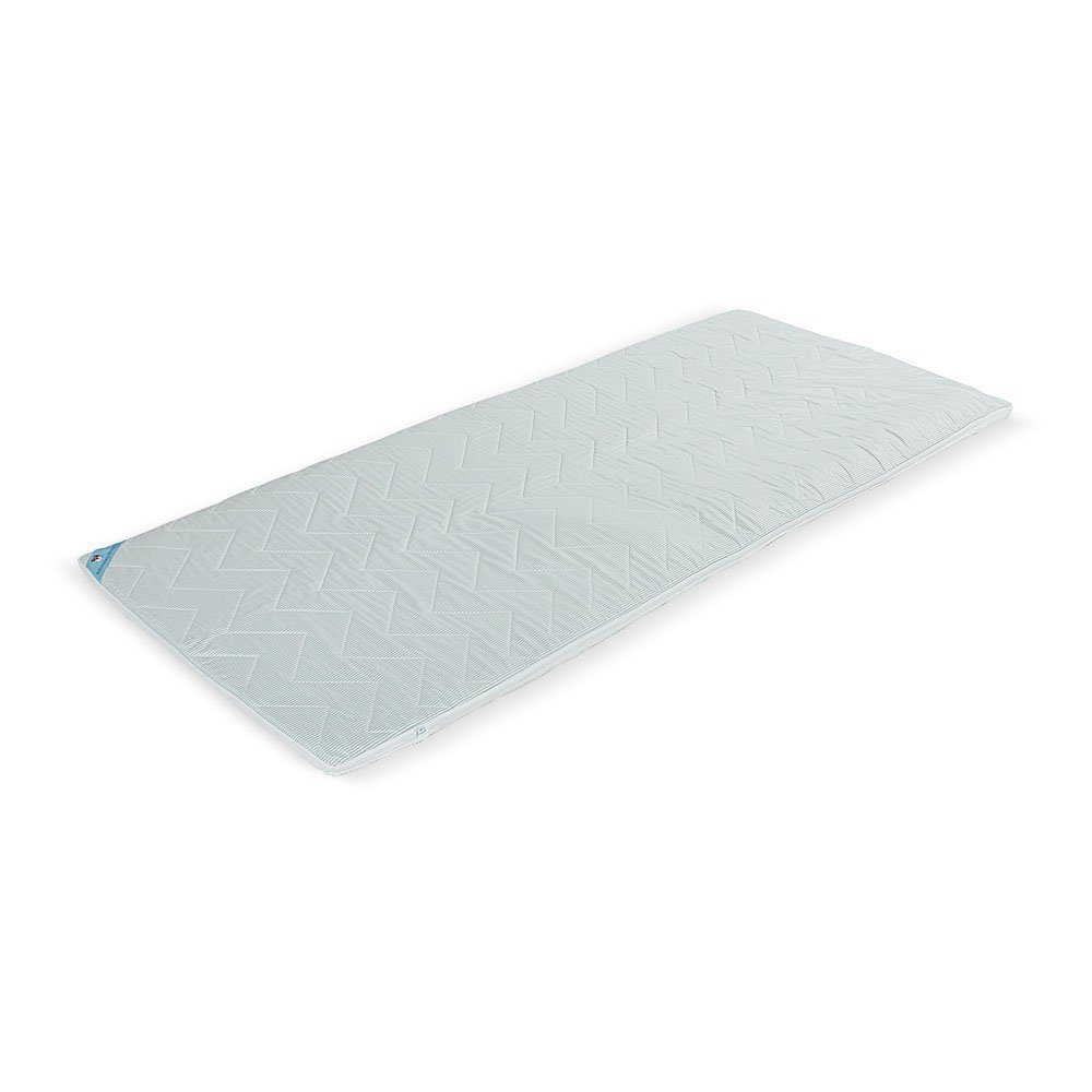 Topper Topper Hannes Top Cool, RIBECO, 4 cm hoch, Viscoschaum, (Wendetopper mit kühlendem Effekt, 4 cm hoch), Matratzenauflage Matratzenschoner Allergikergeeignet