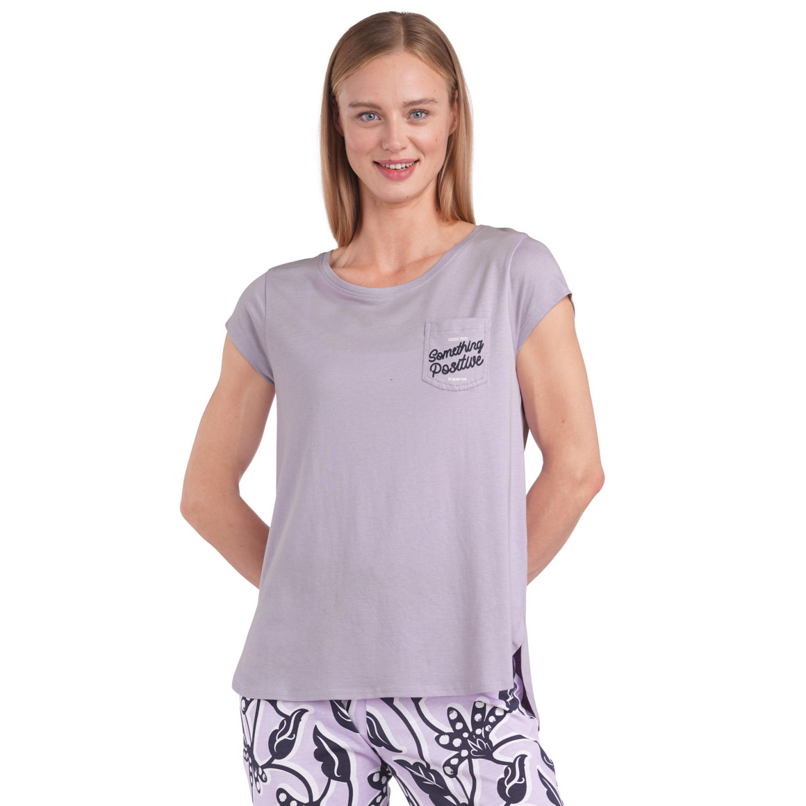 Damen Schlafshirt mit Brusttasche
