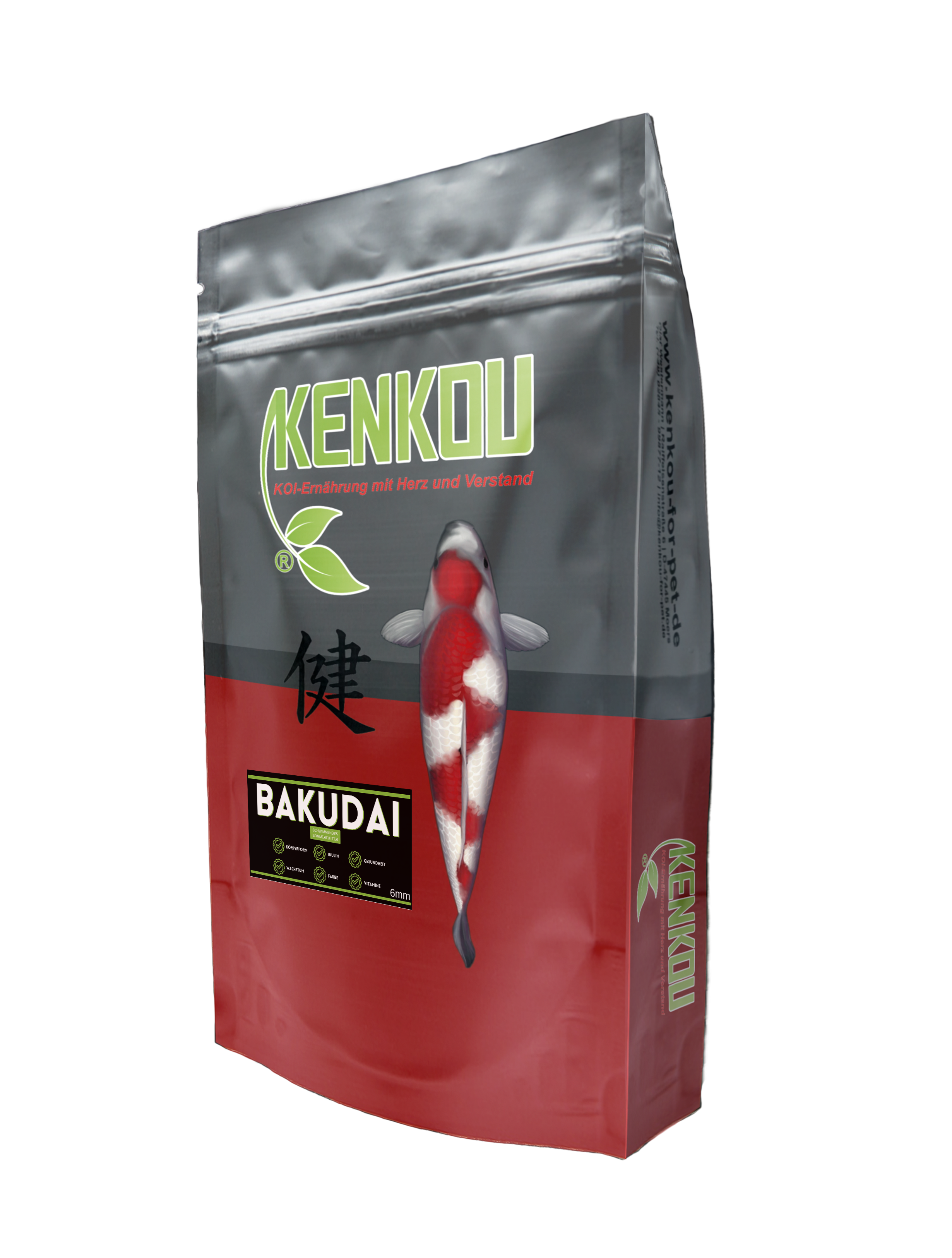 KENKOU Hauptfutter KENKOU Koifutter Bakudai 6mm 5 kg