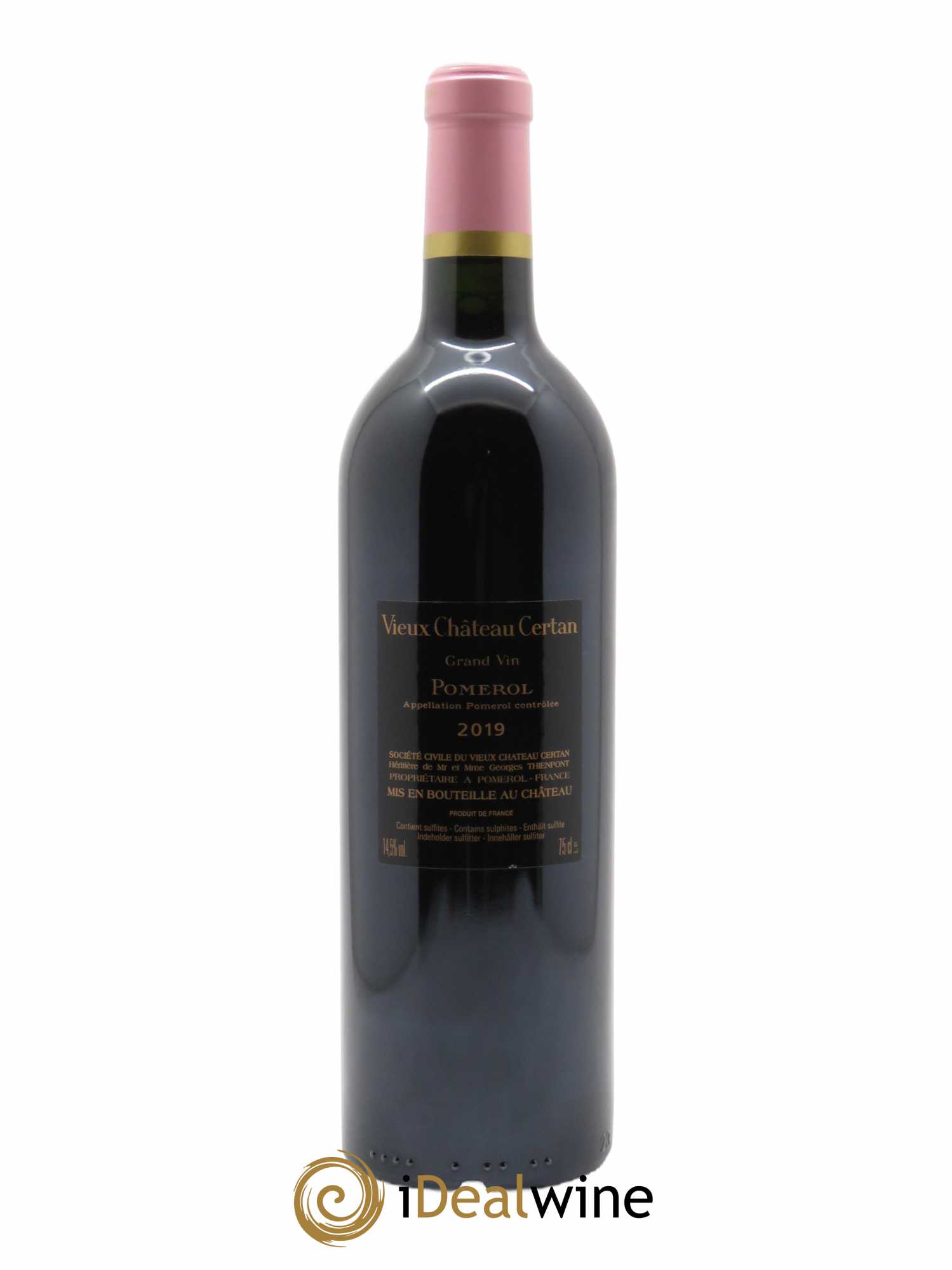 Vieux Château Certan (CBO à partir de 6 bts) 2019 - Lot de 1 Bouteille