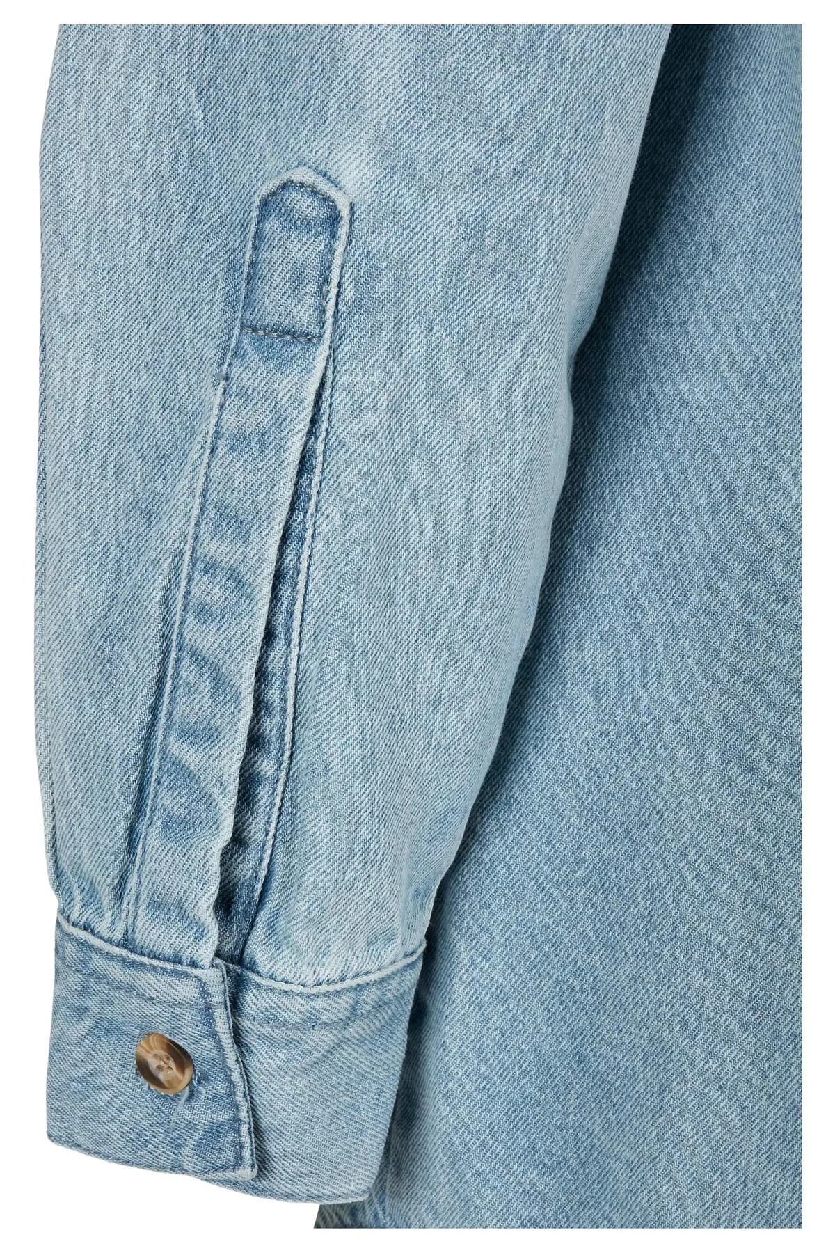 Urban Classics  Damen Übergroßes Jeans-Hemdkleid für Damen