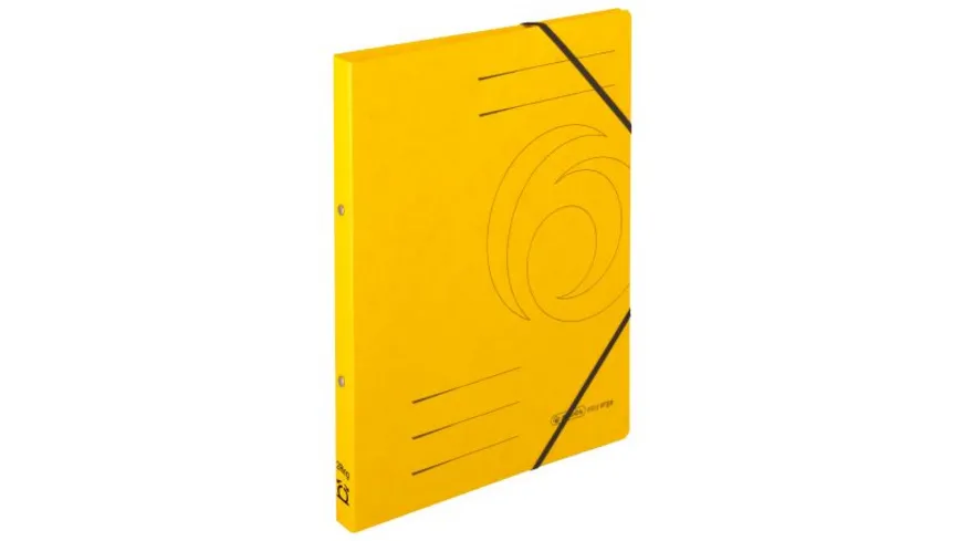 herlitz Ringbuch A4 mit Eckspanner gelb