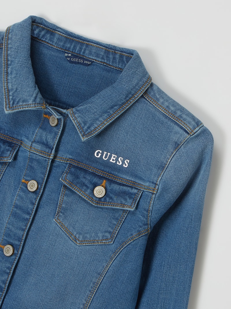 Jeansjacke mit Stretch-Anteil in jeans