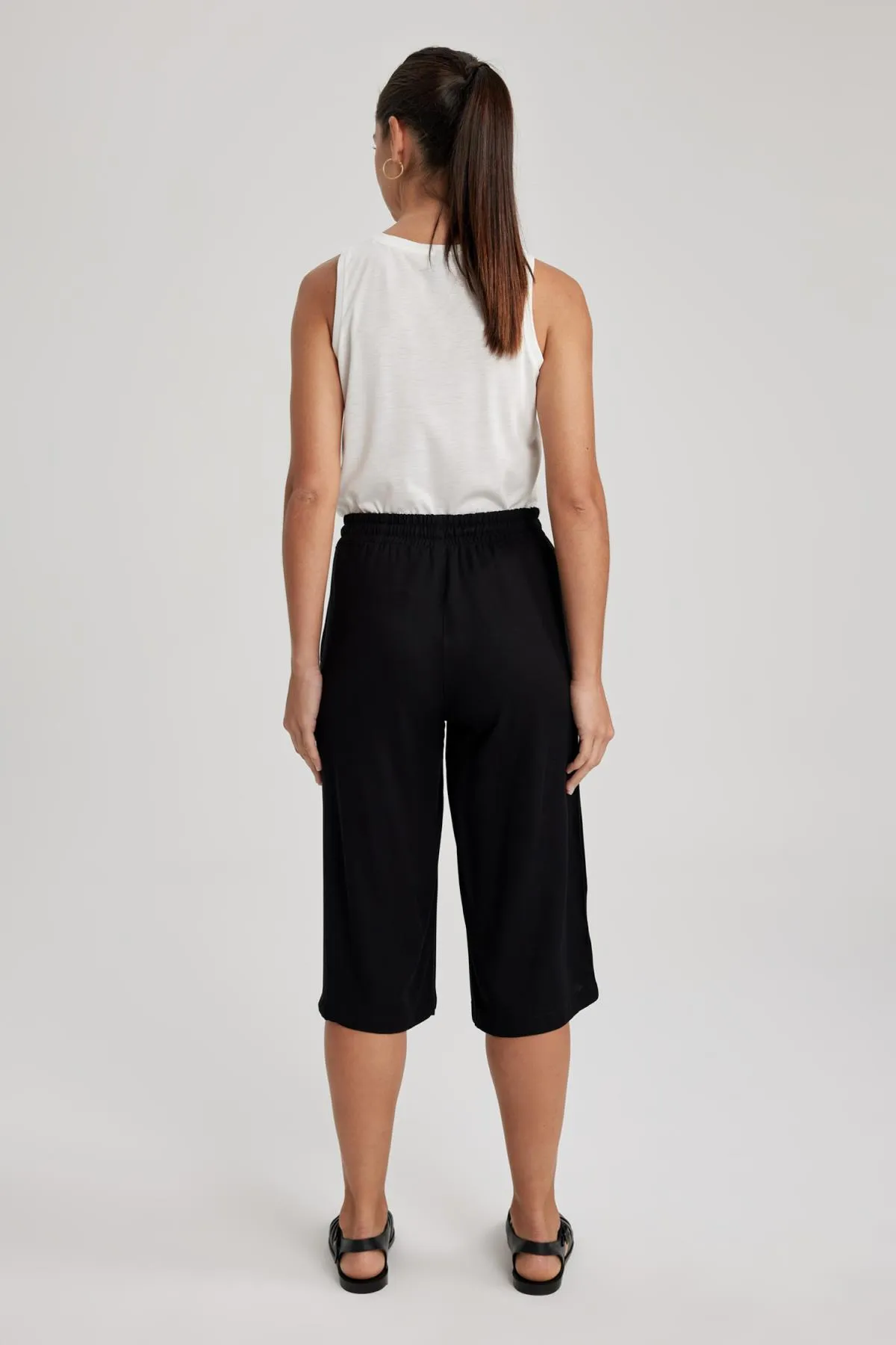 DeFacto  Capri-Crop-Fit-Viskose-Capri mit hoher Taille I6798az23sm